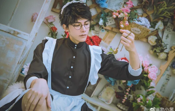 Anime, pendant, cosplay, The maid boy
