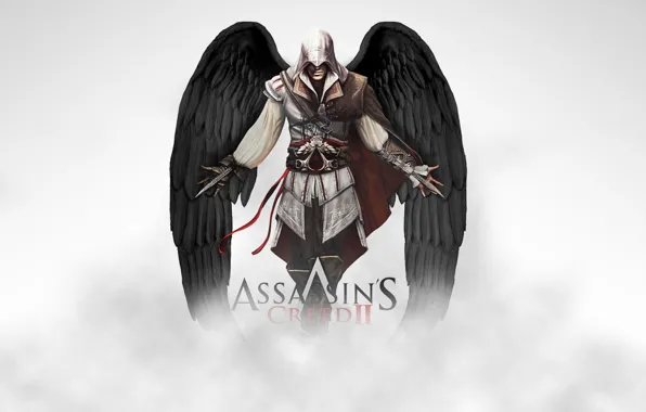 Picture angel wings, killer, assasins creed 2