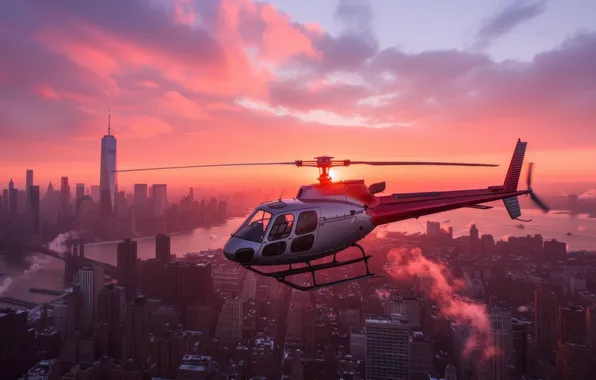 Flight, aviation, technique, helicopter, AI art, neural network