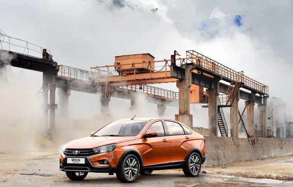 Sedan, Lada, Lada, sedan, 2018, Cross, Vesta, Vesta