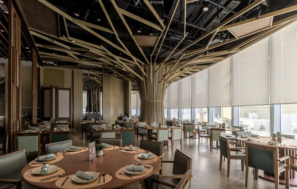 Restaurant, the room, Hong Kong, serving, Mango Tree at the Elements