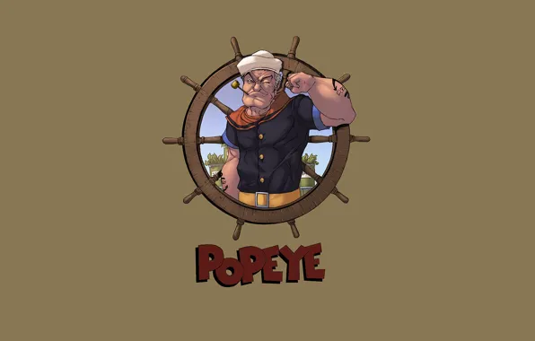 Picture Art, Old, Popeye, Character, Popeye the Sailor, logicfun color, Seaman