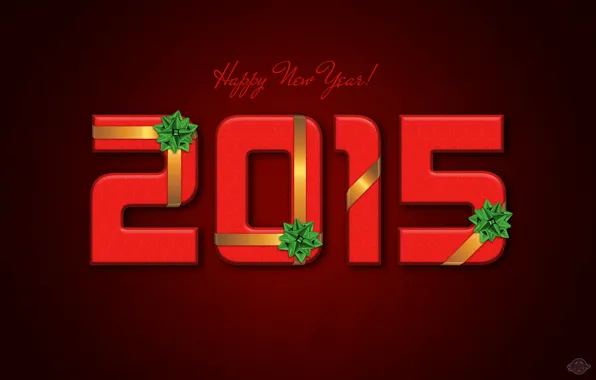 Tape, holiday, new year, bow, red background, 2015