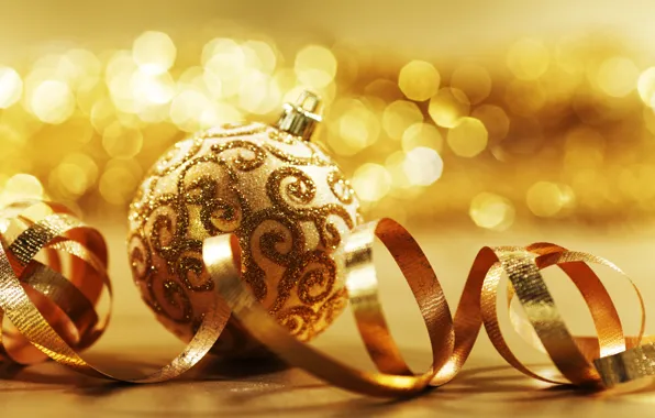 Macro, Ball, New year, Toys, Holidays, Christmas decorations