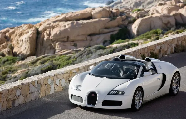 Road, mountains, Bugatti_Veyron_cabrio