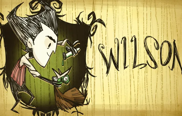 The game, Wilson, Don't Starve, Don't starve