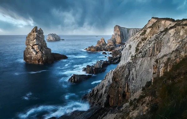 Sea, rocks, shore
