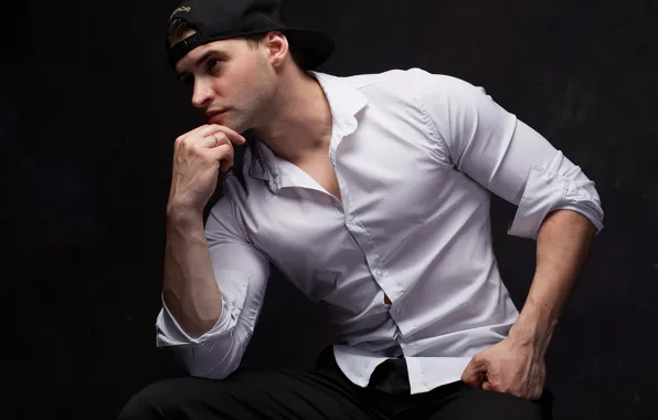 Picture look, pose, male, shirt