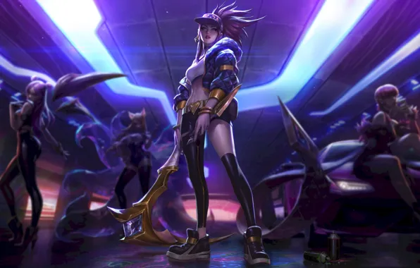 Picture League of Legends, KDA, Akali •