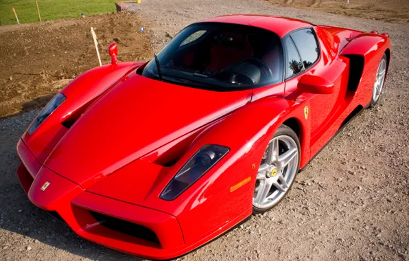 Picture Ferrari, red, supercar, Enzo