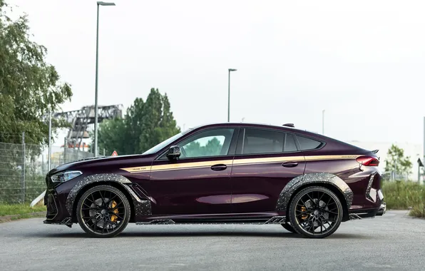 BMW, Side, BMW X6, Trees, Manhart, Gold Edition, Manhart MHX6