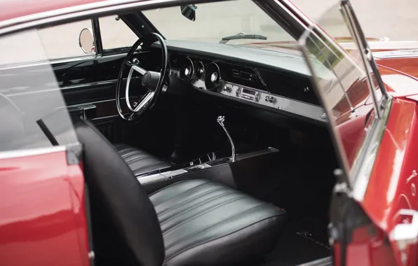 Picture seat, salon, muscle car, Fastback, Barracuda, Plymouth, 1968, Formula S