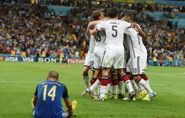 Germany, Football, Brazil, Germany, Argentina, Argentina, Football, Germany