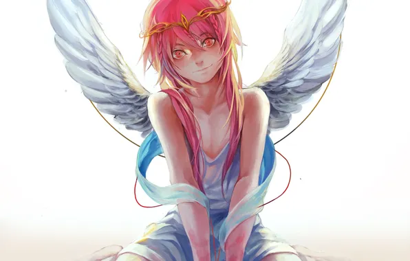 Wings, anime, art, guy, sitting, magi the labyrinth of magic, CLA, Ren Kouha