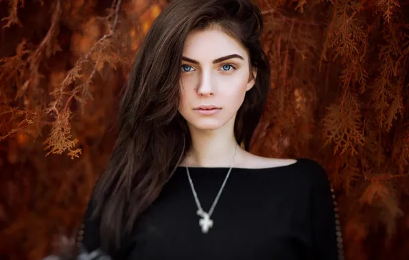 Look, background, portrait, bokeh