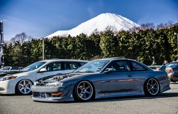Car, mountains, Nissan, grey, japan, Nissan, jdm, silvia