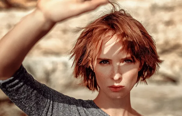 Eyes, look, girl, lips, Taisiya Shipilova, Vasoski