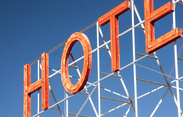 Letters, the inscription, sign, the hotel, the hotel, hotel