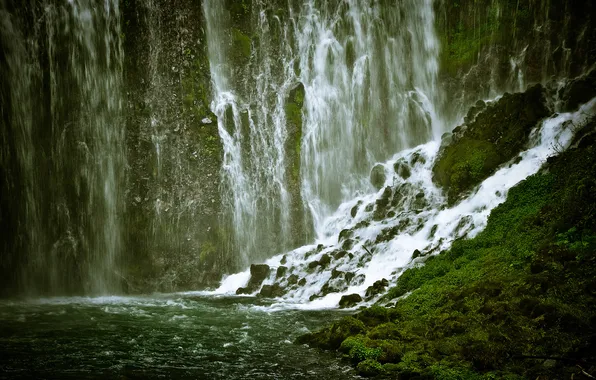Greens, waterfall, Sewerage