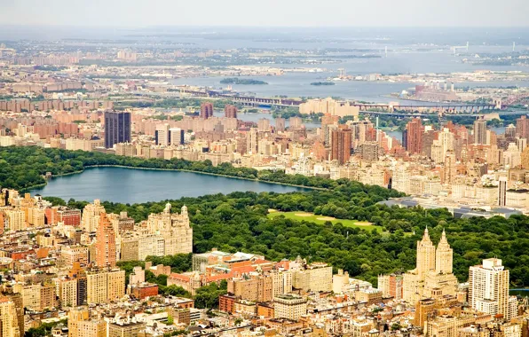 Picture home, New York, panorama, USA, Central Park