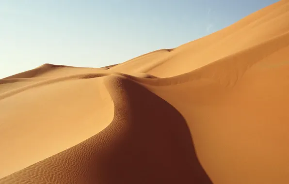 Picture desert, Sand, barkhan