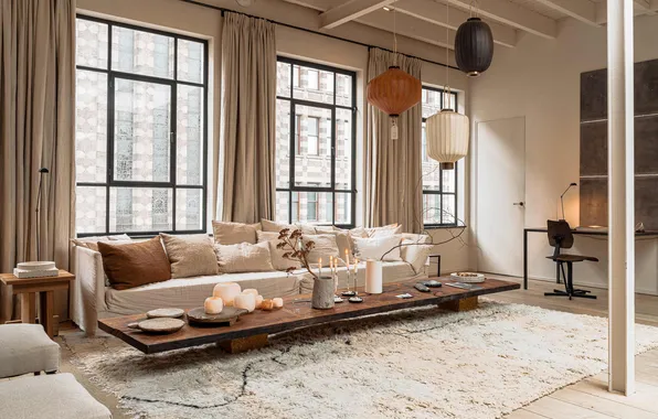 Design, style, room, sofa, New York, megapolis, living room, interior