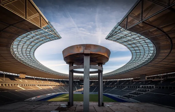 Germany, tribune, stadium, Berlin, Berlin Olympic