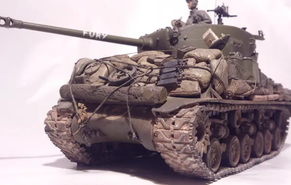 Picture toy, tank, average, model, M4 Sherman, "Sherman"
