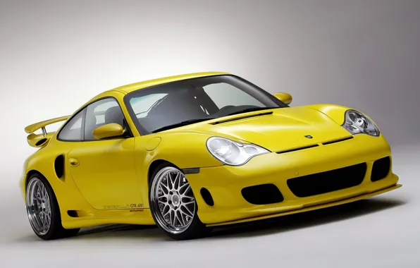 Machine, yellow, Porsche 911