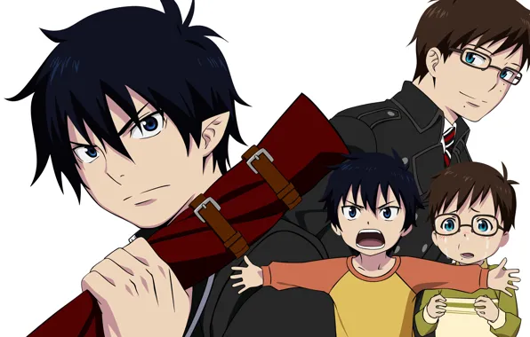 Background, guys, brothers, boys, Ao no Exorcist, Rin, Yukio, blue exorcist