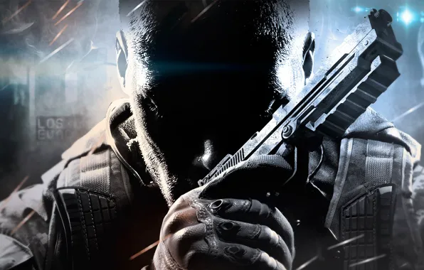 Picture future, gun, weapons, soldiers, gloves, the vest, Treyarch, Call of Duty: Black Ops 2