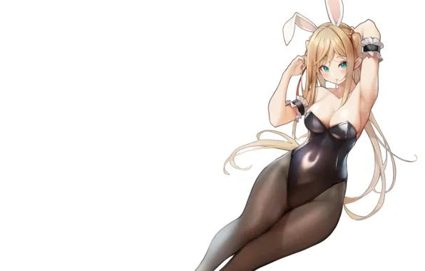 Girl, hot, sexy, anime, stockings, pretty, blonde, babe