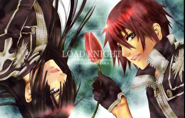 Smile, Tulip, red, gloves, form, emblem, two, friends