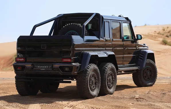 Mercedes, pickup, Mansory, AMG, 6x6, 2015, G 63, Gronos