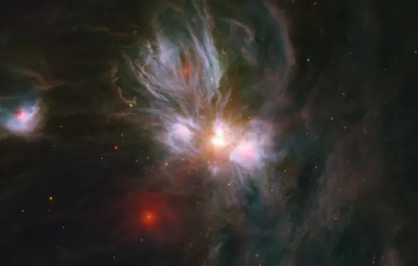 Nebula, Unicorn, in the constellation, reflecting, NGC 2170
