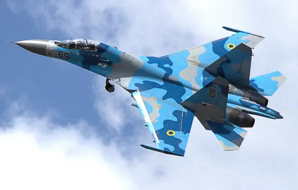 Picture flight, fighter, multipurpose, Flanker, Su-27