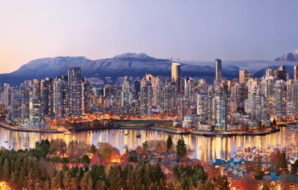 The city, Canada, Vancouver