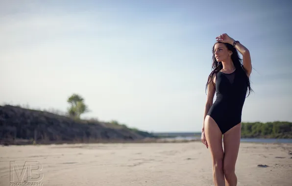 Swimsuit, look, the sun, shore, figure, beauty, photographer, Martin Brest