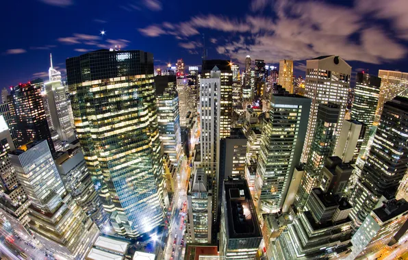 The city, New York, USA, new york, Midtown Manhattan
