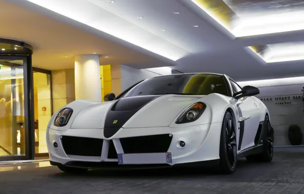 Picture Ferrari, 599, White, Mansory, Stallone