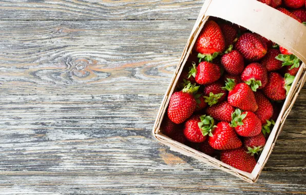 Berries, strawberry, basket
