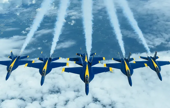 Aviation, aircraft, Blue Angels