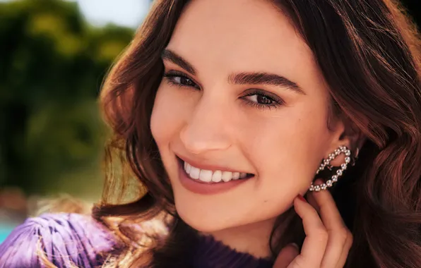 Look, girl, face, smile, photo, mood, actress, brown hair