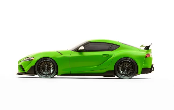 Toyota, side view, Supra, 2019, GR Above, A90, SEMA 2019, Wasabi Concept