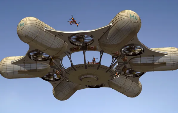 Aviation, concept, drone, Air Station