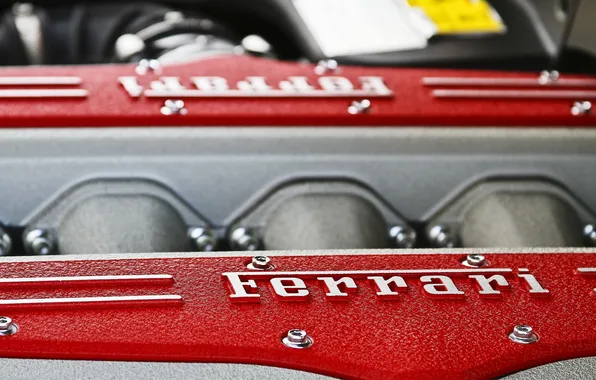 Picture engine, logo, ferrari 599gtb