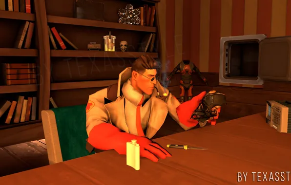 Picture medic, half life, team fortress