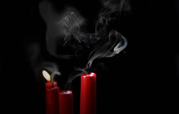 Macro, background, candles