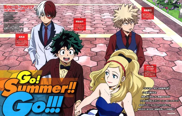 Girl, guys, My hero Academy, My Hero Academia, Boku No Hero Academy, Midori Isuku, Todoroki …