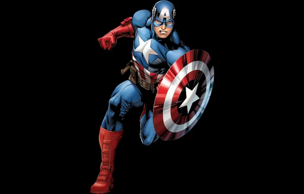 Costume, shield, Captain America, Captain America, Steven Rogers